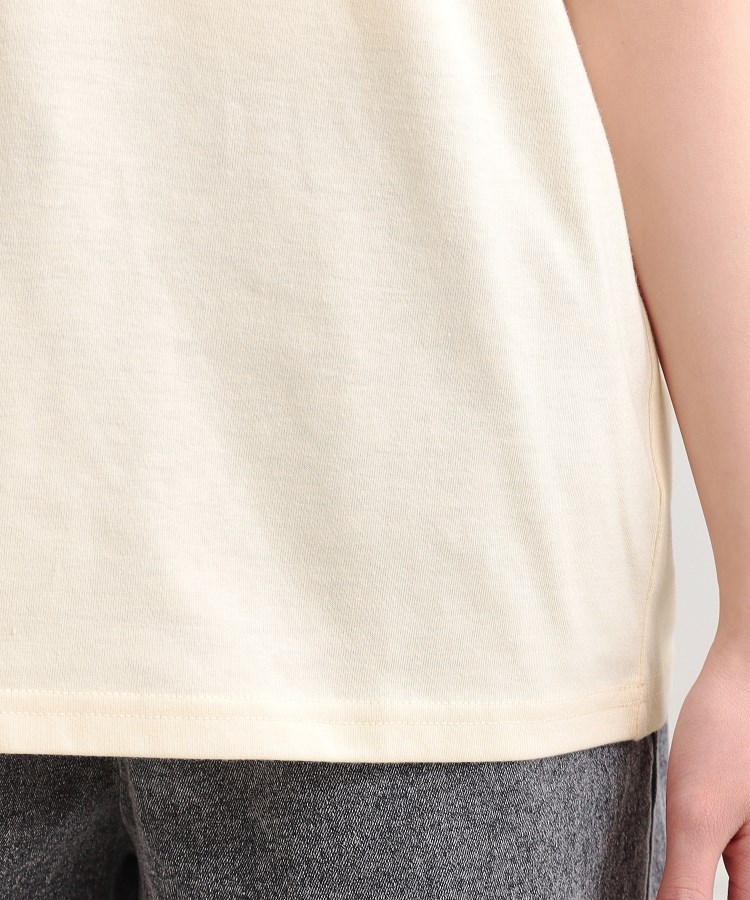 ピンク ラテ(PINK-latte)のフラワーモチーフTシャツ6