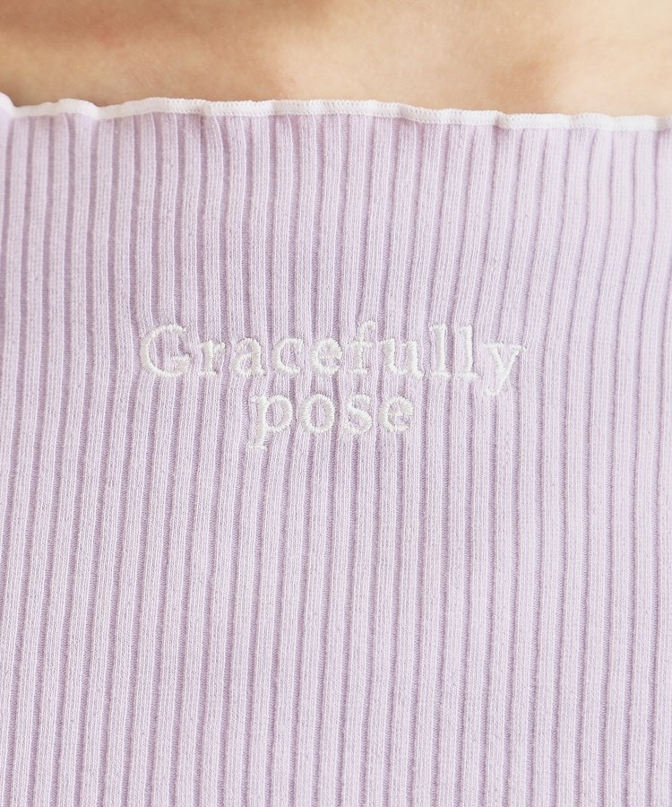 ピンク ラテ(PINK-latte)の【セットアイテム】オフショルテレコTシャツ＋テレコキャミ19