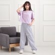 ピンク ラテ(PINK-latte)の袖ラインリボンTシャツ13