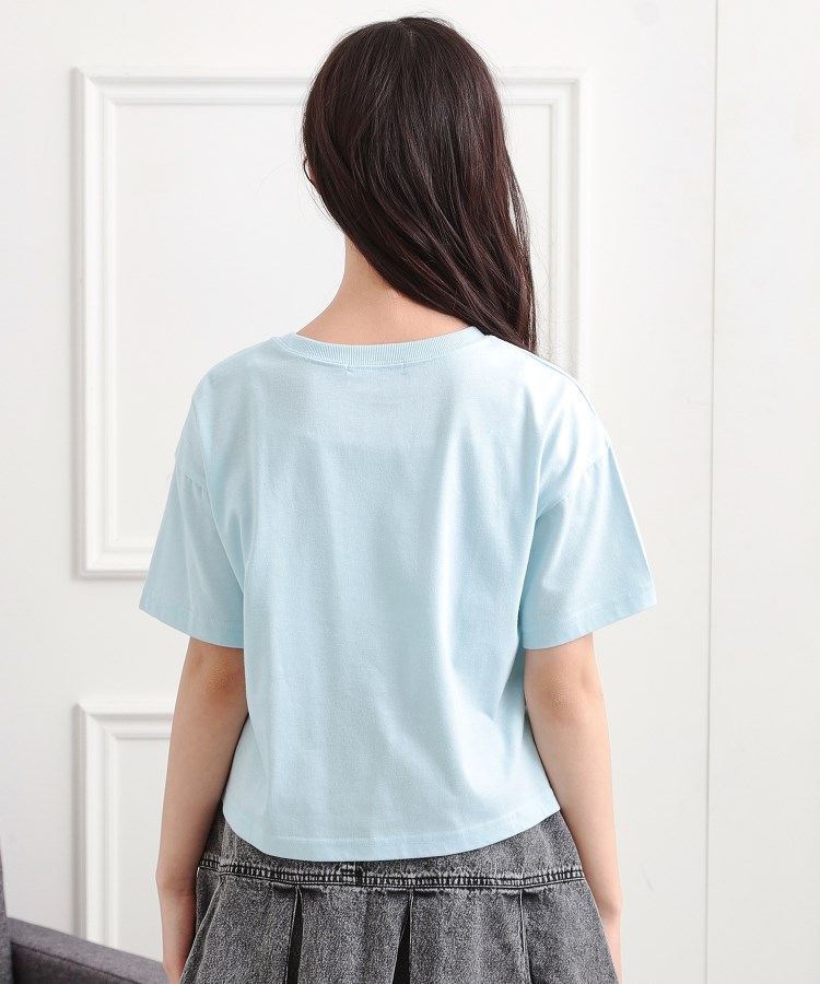ピンク ラテ(PINK-latte)のフリルリボンTシャツ3