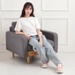ピンク ラテ(PINK-latte)のフリルリボンTシャツ9