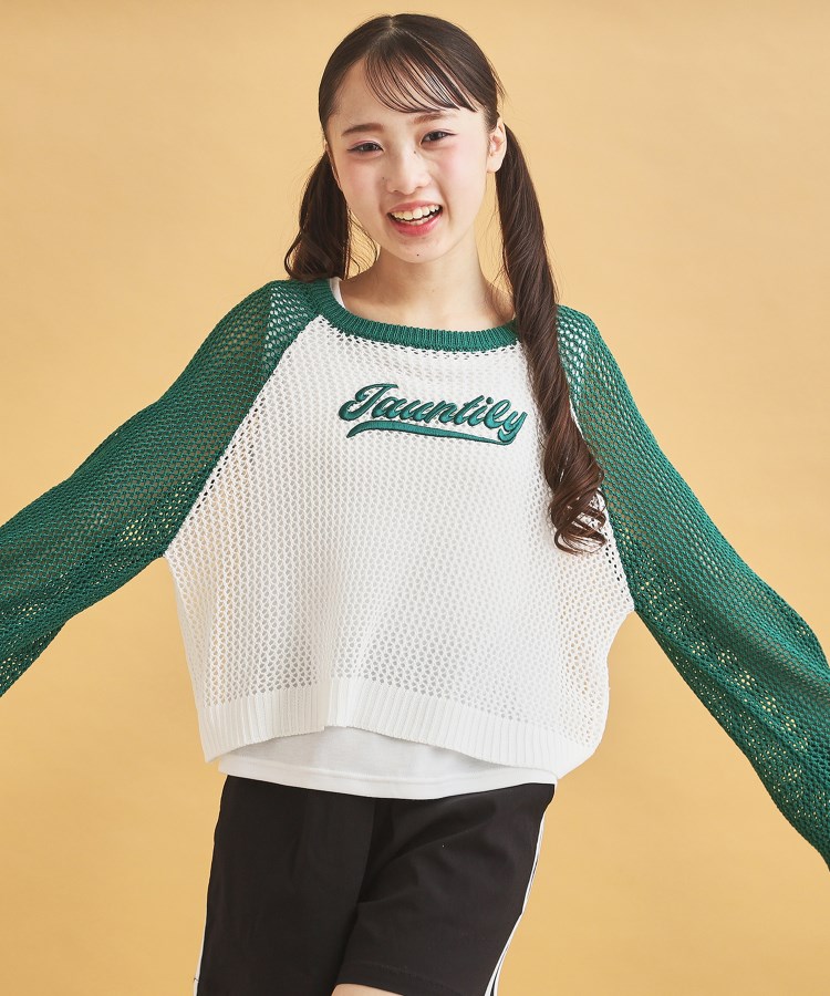 セットアイテム】ラグランメッシュ+タンク(トップス+インナー セットアイテム】ラグランメッシュ+タンク(トップス+インナー