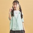 ピンク ラテ(PINK-latte)のシアーシャツドッキングトップス13