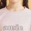ピンク ラテ(PINK-latte)のドロストリボンタックトップス4