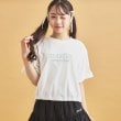 ピンク ラテ(PINK-latte)のドロストリボンタックトップス9