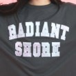 ピンク ラテ(PINK-latte)のサテンアップリケカレッジTシャツ14