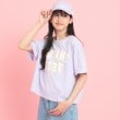 ピンク ラテ(PINK-latte)のサテンアップリケカレッジTシャツ19