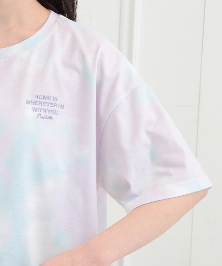ピンク ラテ(PINK-latte)のタイダイ柄ビッグTシャツ5