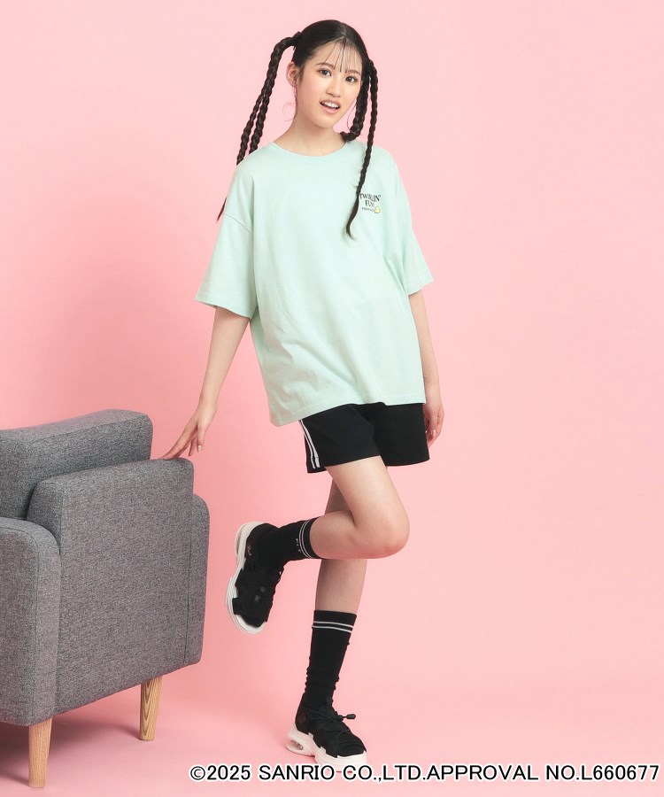 ピンク ラテ(PINK-latte)の【サンリオキャラクターズコラボ】バックロゴビッグTシャツ18