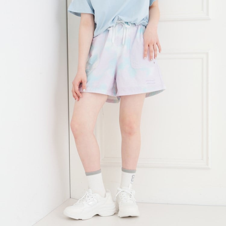 ピンク ラテ(PINK-latte)の【軽・らく】イージーショートパンツ ショートパンツ