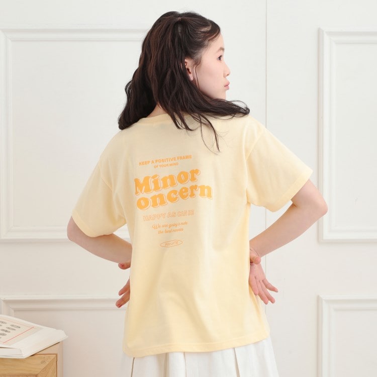 ピンク ラテ(PINK-latte)のバックプリントTシャツ Ｔシャツ