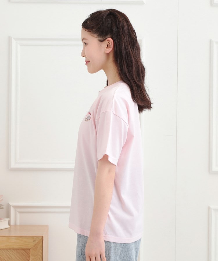 ピンク ラテ(PINK-latte)のワンポイント刺繍Tシャツ2