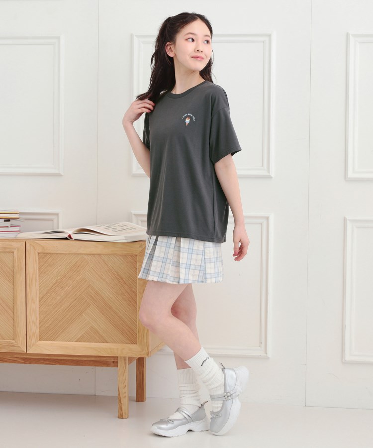 ピンク ラテ(PINK-latte)のワンポイント刺繍Tシャツ12