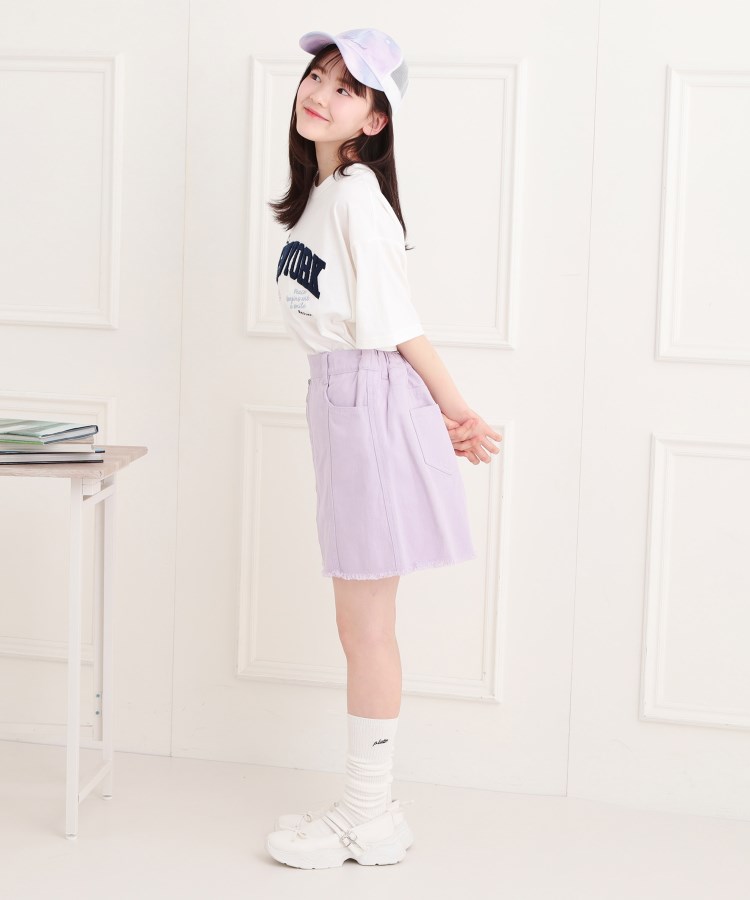 ピンク ラテ(PINK-latte)のさがら刺繍ビッグTシャツ8