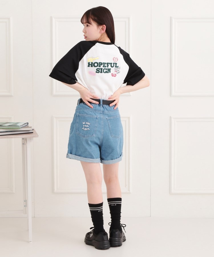 ピンク ラテ(PINK-latte)のワッペン風チュニックTシャツ9