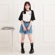 ピンク ラテ(PINK-latte)のワッペン風チュニックTシャツ8