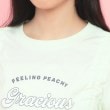 ピンク ラテ(PINK-latte)のフロントドロストリボンTシャツ4
