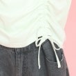 ピンク ラテ(PINK-latte)のフロントドロストリボンTシャツ6