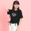 ピンク ラテ(PINK-latte)のフロントドロストリボンTシャツ11