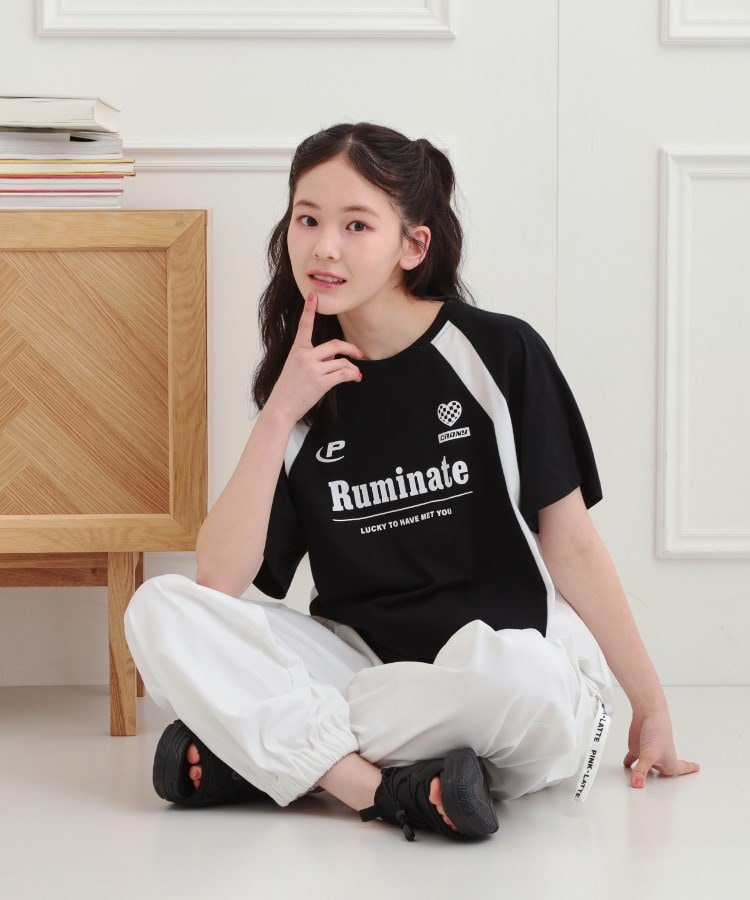 ピンク ラテ(PINK-latte)のビッグゲームTシャツ13