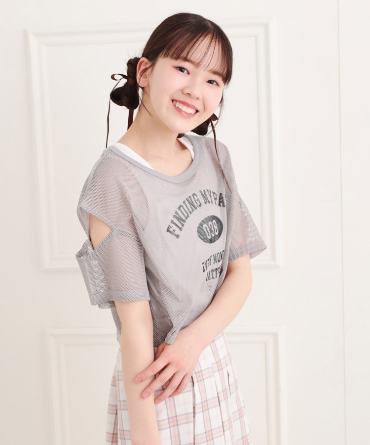 メッシュTシャツ+タンクセット(トップス+インナーセット メッシュTシャツ+タンクセット(トップス+インナーセット