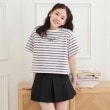 ピンク ラテ(PINK-latte)のクロップドボーダーTシャツ7