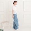 ピンク ラテ(PINK-latte)の2WAYシャーリングブラウス10
