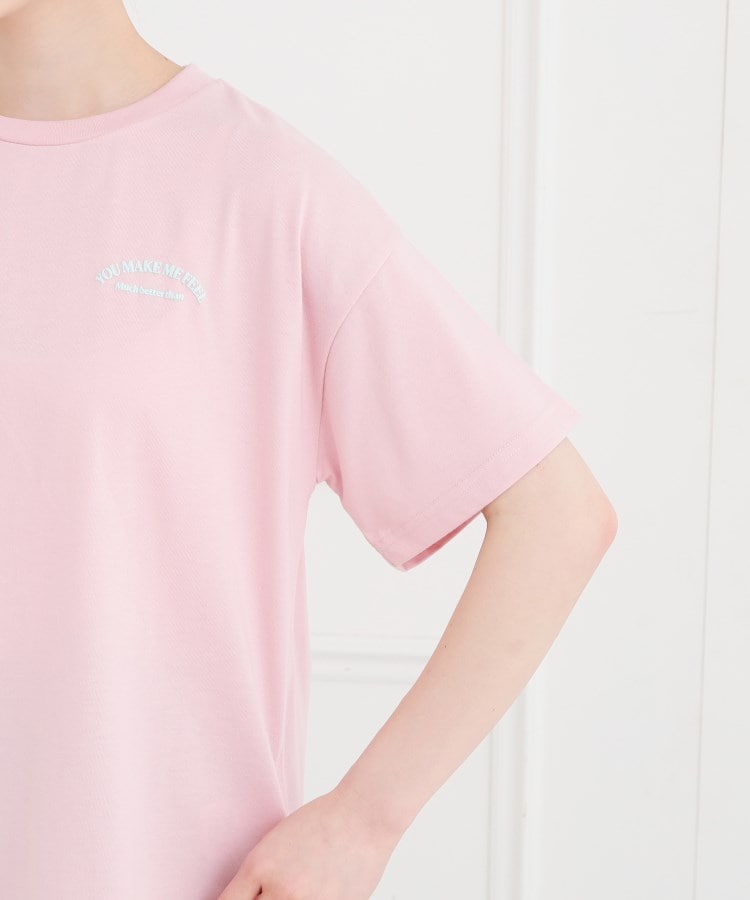 ピンク ラテ(PINK-latte)の接触冷感くまちゃんTシャツ5