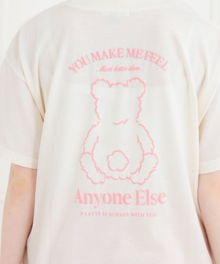 ピンク ラテ(PINK-latte)の接触冷感くまちゃんTシャツ10
