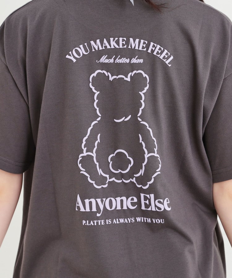 ピンク ラテ(PINK-latte)の接触冷感くまちゃんTシャツ14