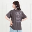ピンク ラテ(PINK-latte)の接触冷感くまちゃんTシャツ チャコールグレー(014)