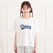 ピンク ラテ(PINK-latte)のツイルアップリケTシャツ1