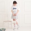 ピンク ラテ(PINK-latte)のツイルアップリケTシャツ12
