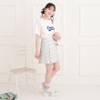 ピンク ラテ(PINK-latte)のツイルアップリケTシャツ13