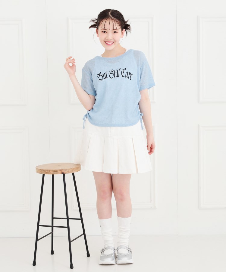 ピンク ラテ(PINK-latte)の【セットアイテム】透かし編みドロストトップス＋タンク16