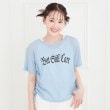 ピンク ラテ(PINK-latte)の【セットアイテム】透かし編みドロストトップス＋タンク ブルー(091)