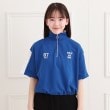 ピンク ラテ(PINK-latte)のメッシュ切替ハーフジッププルオーバー5