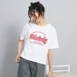 ピンク ラテ(PINK-latte)の接触冷感 ギンガムアップリケTシャツ7
