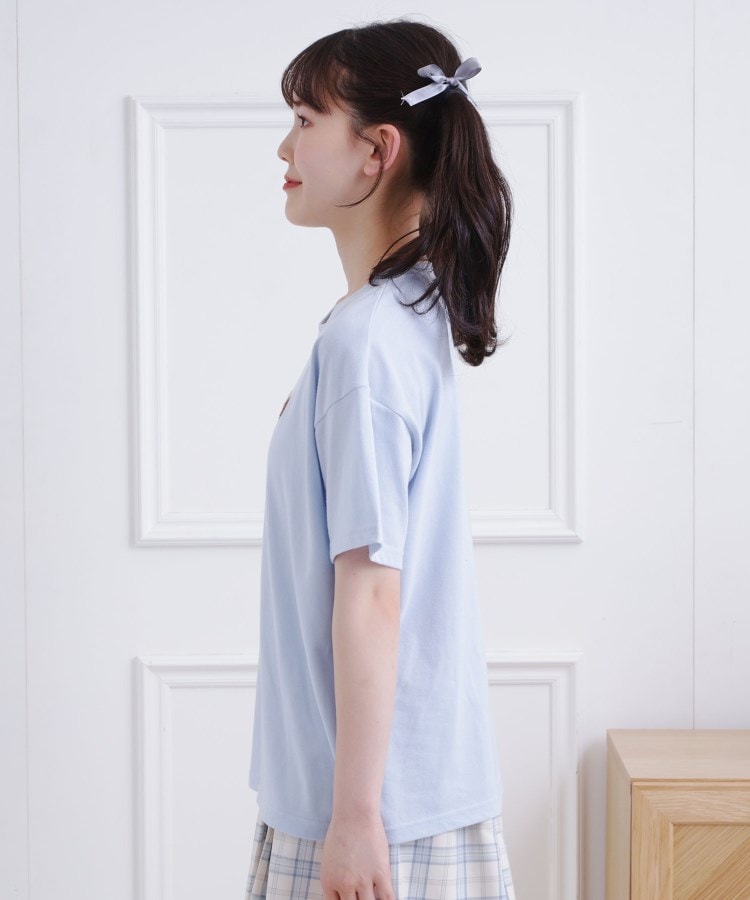 ピンク ラテ(PINK-latte)の接触冷感 ワンちゃんサガラTシャツ2