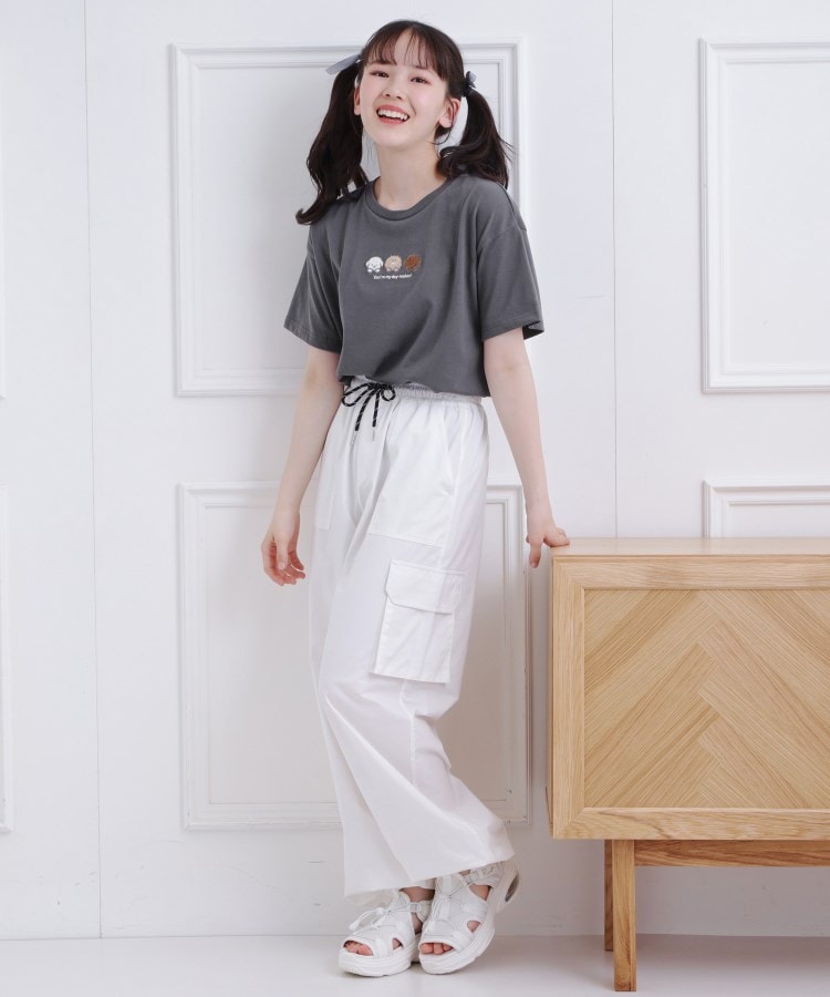 ピンク ラテ(PINK-latte)の接触冷感 ワンちゃんサガラTシャツ12