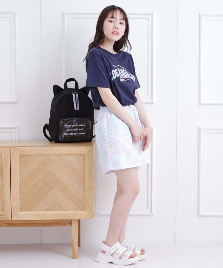 ピンク ラテ(PINK-latte)の接触冷感 カレッジロゴTシャツ20