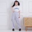 ピンク ラテ(PINK-latte)の接触冷感 カレッジロゴTシャツ9