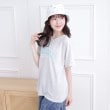 ピンク ラテ(PINK-latte)の接触冷感 カレッジロゴTシャツ11