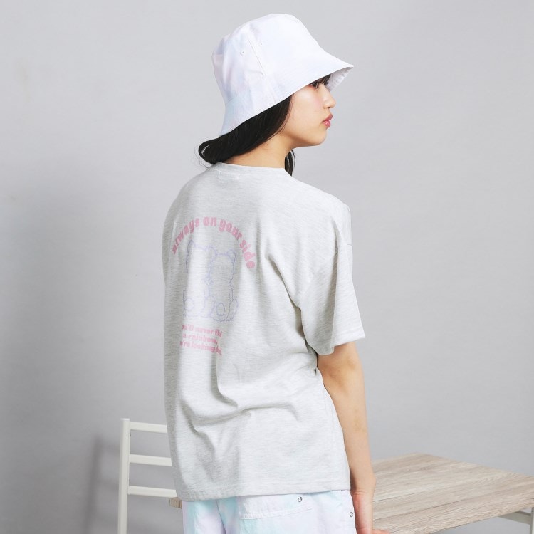 ピンク ラテ(PINK-latte)の接触冷感ペアくまちゃんビッグTシャツ Ｔシャツ