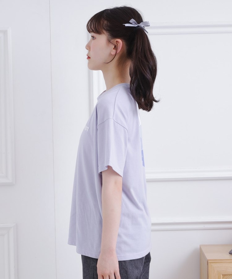ピンク ラテ(PINK-latte)の接触冷感 バックハートロゴTシャツ2