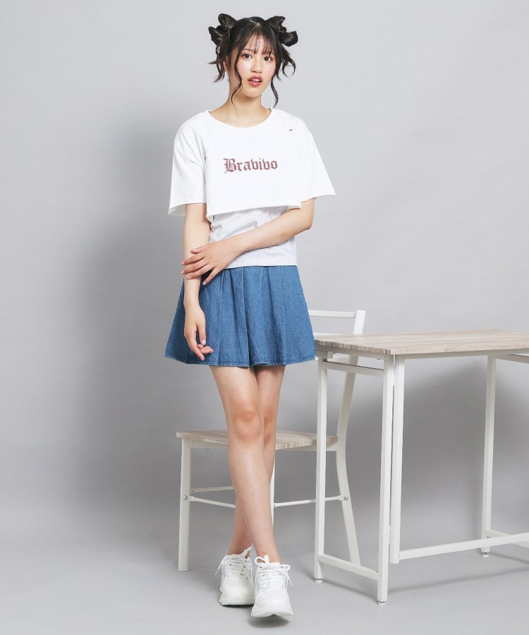 ピンク ラテ(PINK-latte)の【セットアイテム】ダメージTシャツ＋タンクセット13