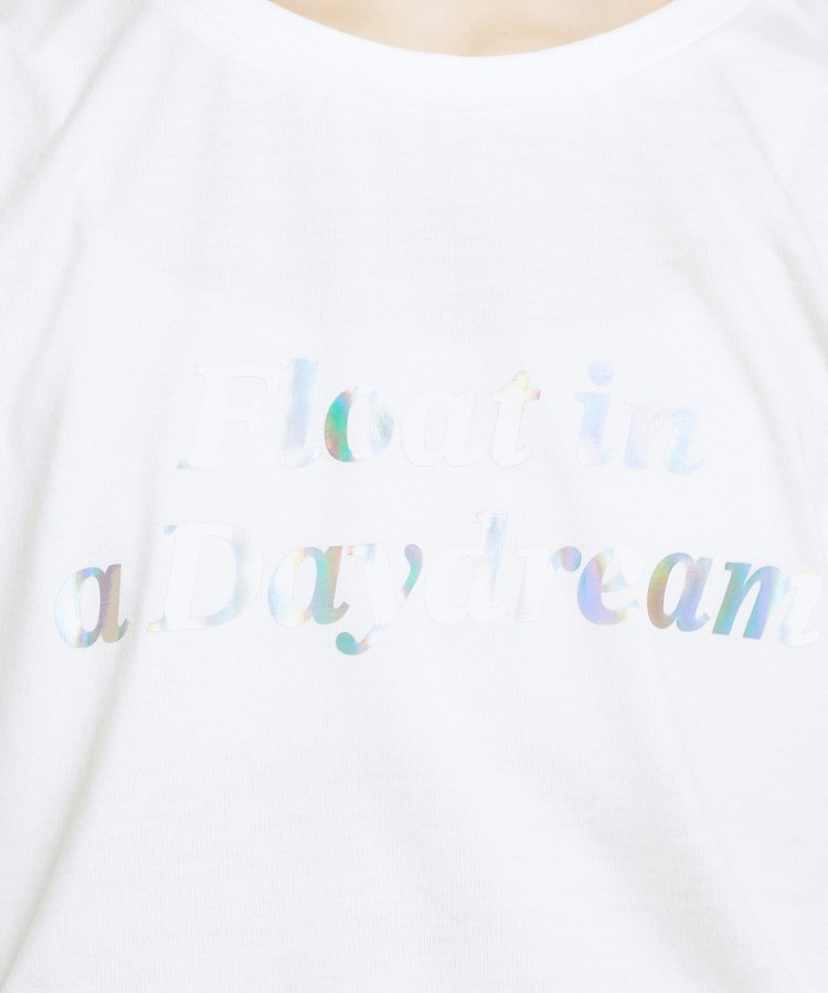 ピンク ラテ(PINK-latte)のオーロラプリントハートあきTシャツ10