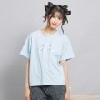 ピンク ラテ(PINK-latte)のオーロラプリントハートあきTシャツ19