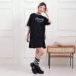 ピンク ラテ(PINK-latte)のチュールドッキングビッグTシャツ9