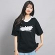 ピンク ラテ(PINK-latte)の【接触冷感】Vネック衿付きアップリケビッグTシャツ15